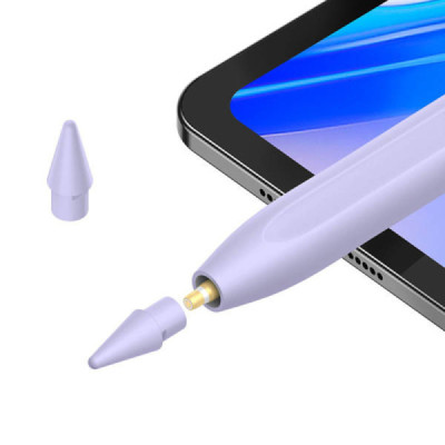 Stylus Pen cu Functiile Palm Rejection si Tilt - Baseus Smooth Writing 2 Series (SXBC060105) - Purple - 4