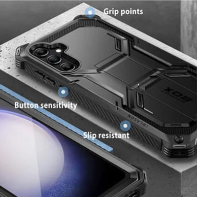 Husa pentru Samsung Galaxy S23 FE + Folie - I-Blason Armorbox - Black - 5