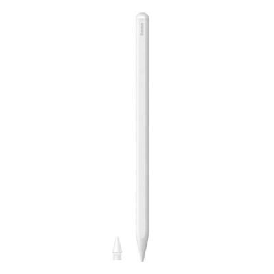Stylus Pen cu Functiile Palm Rejection si Tilt - Baseus Smooth Writing 2 Series (SXBC060102) - White - 1