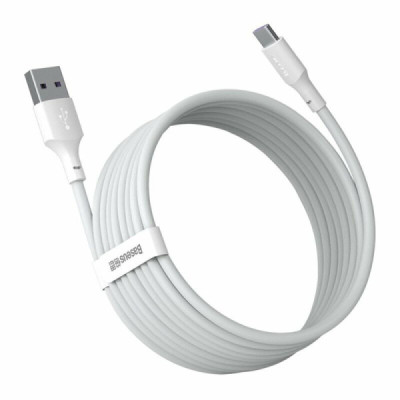 Cablu de Date USB la Type-C, Fast Charging 5A, 40W, 1.5m (set 2) - Baseus (TZCATZJ-02) - White - 6