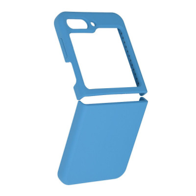 Husa pentru Samsung Galaxy Z Flip5 - Techsuit Soft Edge Silicone - Denim Blue - 4