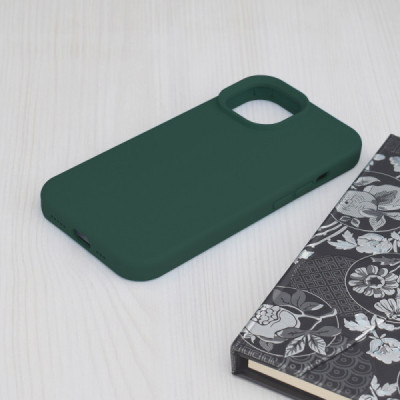 Husa pentru iPhone 15 - Techsuit Soft Edge Silicone - Dark Green - 2