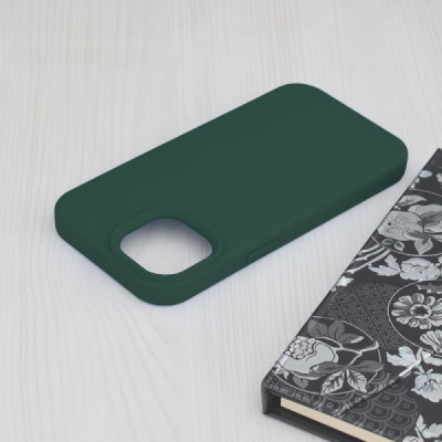 Husa pentru iPhone 15 - Techsuit Soft Edge Silicone - Dark Green - 3