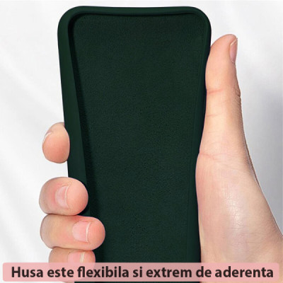 Husa pentru iPhone 15 - Techsuit Soft Edge Silicone - Dark Green - 5