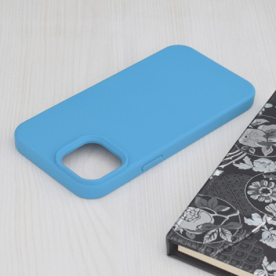 Husa pentru iPhone 15 Plus - Techsuit Soft Edge Silicone - Denim Blue - 3