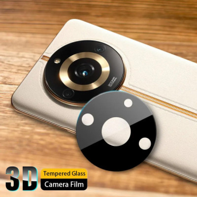 Folie Camera pentru Realme 11 Pro / 11 Pro+ - Techsuit Full Camera Glass - Black - 3