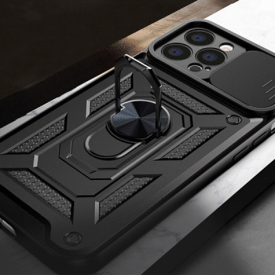 Husa pentru iPhone 15 Pro Max - Techsuit CamShield Series - Black - 7