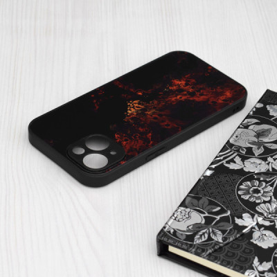 Husa pentru iPhone 15 - Techsuit Glaze Series - Red Nebula - 3