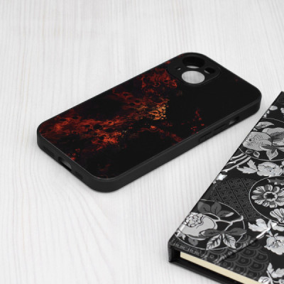 Husa pentru iPhone 15 - Techsuit Glaze Series - Red Nebula - 4