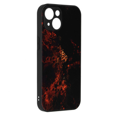 Husa pentru iPhone 15 - Techsuit Glaze Series - Red Nebula - 5