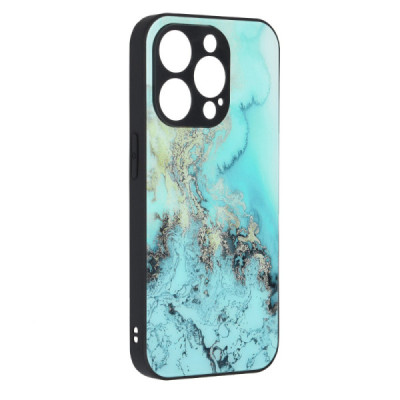 Husa pentru iPhone 15 Pro - Techsuit Glaze Series - Blue Ocean - 5