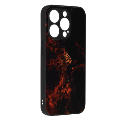 Husa pentru iPhone 15 Pro Max - Techsuit Glaze Series - Red Nebula - 5