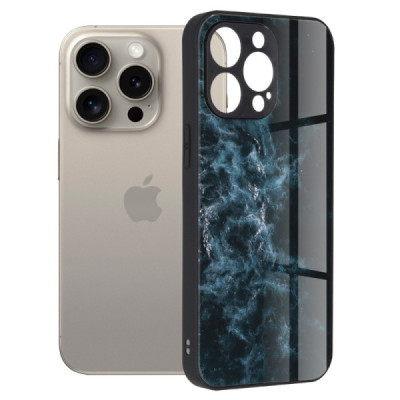 Husa pentru iPhone 15 Pro Max - Techsuit Glaze Series - Blue Nebula - 1