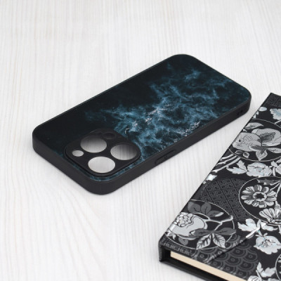 Husa pentru iPhone 15 Pro Max - Techsuit Glaze Series - Blue Nebula - 3