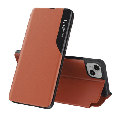 Husa pentru iPhone 15 Plus - Techsuit eFold Series - Orange - 1