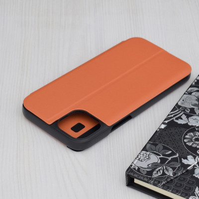 Husa pentru iPhone 15 Plus - Techsuit eFold Series - Orange - 2