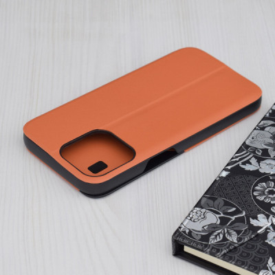 Husa pentru iPhone 15 Pro Max - Techsuit eFold Series - Orange - 2