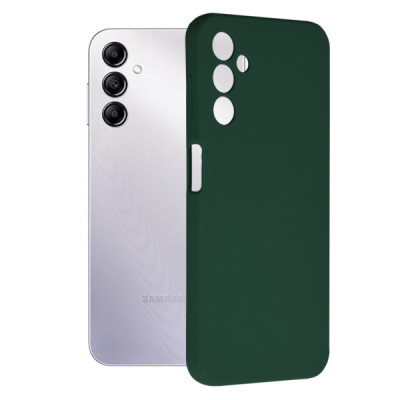 Husa pentru Samsung Galaxy A14 4G / A14 5G - Techsuit Soft Edge Silicone - Dark Green - 1