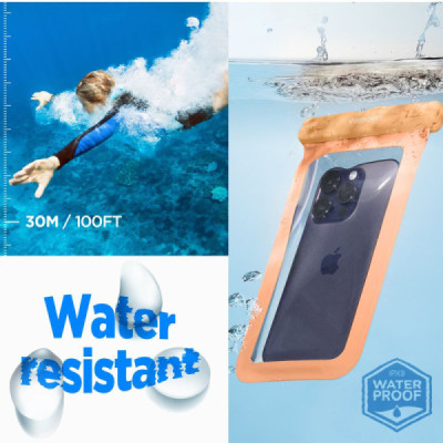 Husa universala pentru telefon - Spigen Waterproof Case A601 - Apicot - 5