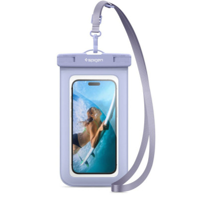 Husa universala pentru telefon - Spigen Waterproof Case A601 - Aqua Blue - 1
