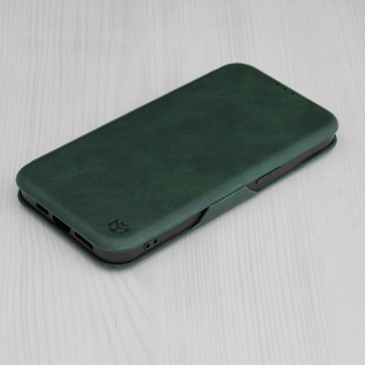Husa pentru iPhone 15 Techsuit Safe Wallet Plus, Green - 5