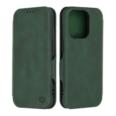 Husa pentru iPhone 15 Pro Techsuit Safe Wallet Plus, Green - 1