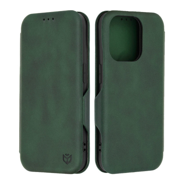 Husa pentru iPhone 15 Pro Techsuit Safe Wallet Plus, Green