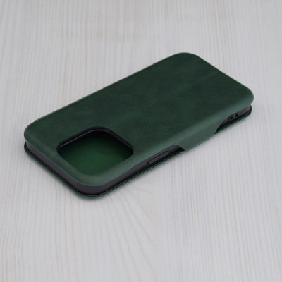 Husa pentru iPhone 15 Pro Techsuit Safe Wallet Plus, Green - 6