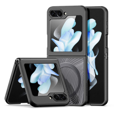 Husa pentru Samsung Galaxy Z Flip5 - Dux Ducis Aimo MagSafe Series - Black - 1