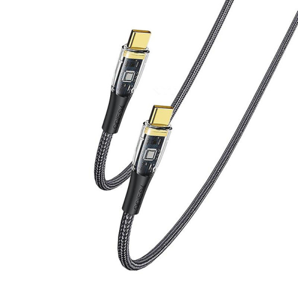 Cablu Incarcare Type-C la Type-C, 100W, 1.2m - Yesido (CA103) - Black