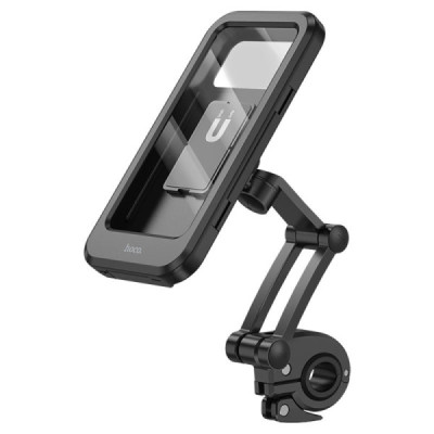 Suport pentru Bicicleta, Smartphone-uri 4.5 - 7 inch, IPX4 - Hoco Rider (CA101) - Black - 1
