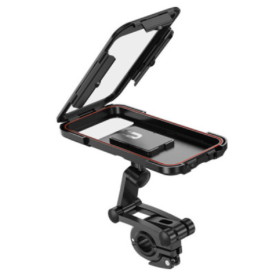 Suport pentru Bicicleta, Smartphone-uri 4.5 - 7 inch, IPX4 - Hoco Rider (CA101) - Black - 2