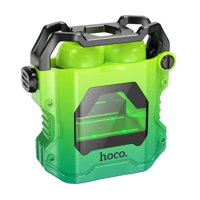 Casti Gaming Bluetooth TWS cu Microfon - Hoco (EW33) - Fluorescent Green - 2