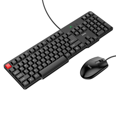 Set Tastatura cu Mouse, 1200 DPI - Hoco (GM16) - Black - 1