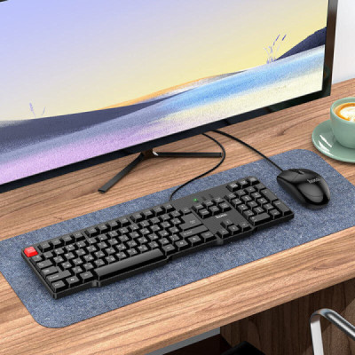 Set Tastatura cu Mouse, 1200 DPI - Hoco (GM16) - Black - 4