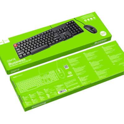 Set Tastatura cu Mouse, 1200 DPI - Hoco (GM16) - Black - 6