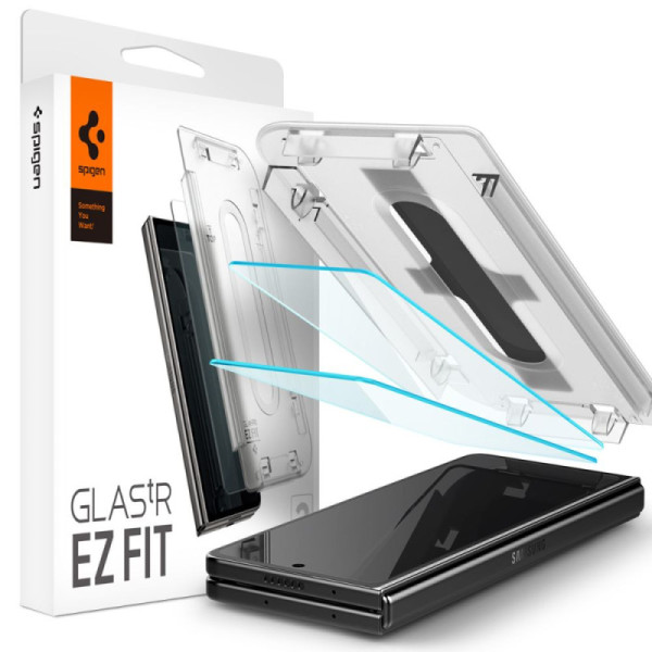 Folie pentru Samsung Galaxy Z Fold5 (set 2) - Spigen Glas.tR EZ FIT - Clear