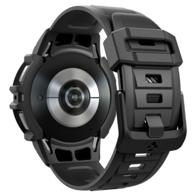 Husa pentru Samsung Galaxy Watch6 40mm + Curea - Spigen Rugged Armor Pro - Black - 6