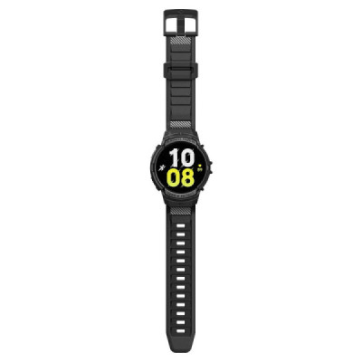 Husa pentru Samsung Galaxy Watch6 40mm + Curea - Spigen Rugged Armor Pro - Black - 7