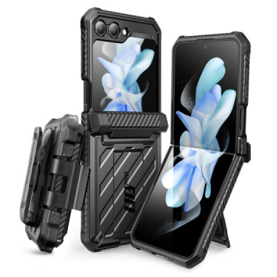 Husa pentru Samsung Galaxy Z Flip5 - Supcase Unicorn Beetle Pro - Black - 1