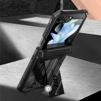 Husa pentru Samsung Galaxy Z Flip5 - Supcase Unicorn Beetle Pro - Black - 3