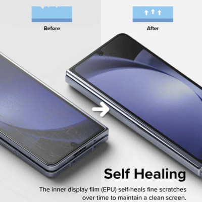 Folie pentru Samsung Galaxy Z Fold5 (set 2) - Ringke Dual Easy Full - Clear - 4