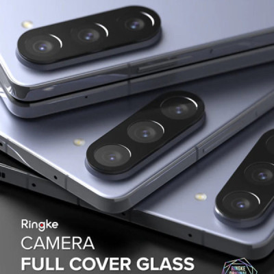 Folie Camera pentru Samsung Galaxy Z Fold5 (set 2) - Ringke Camera Protector Glass - Black - 3