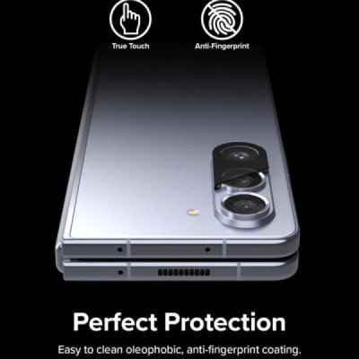 Folie Camera pentru Samsung Galaxy Z Fold5 (set 2) - Ringke Camera Protector Glass - Black - 5
