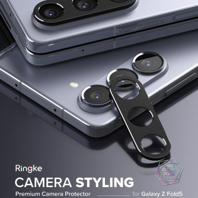 Protectie Camera pentru Samsung Galaxy Z Fold5 - Ringke Camera Styling - Black - 5
