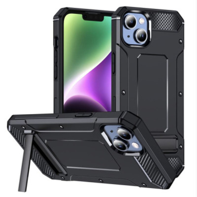 Husa pentru iPhone 13 - Techsuit Hybrid Armor Kickstand - Black - 1