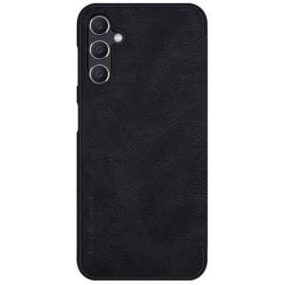 Husa pentru Samsung Galaxy A14 4G / 5G - Nillkin QIN Leather PRO Case - Black - 3