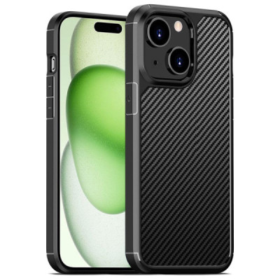 Husa pentru iPhone 15 Plus - Techsuit CarbonFuse - Black - 1