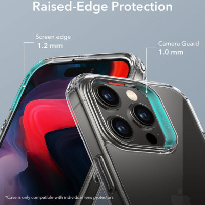 Husa pentru iPhone 15 Pro Max - ESR Air Shield Boost Kickstand - Clear - 5