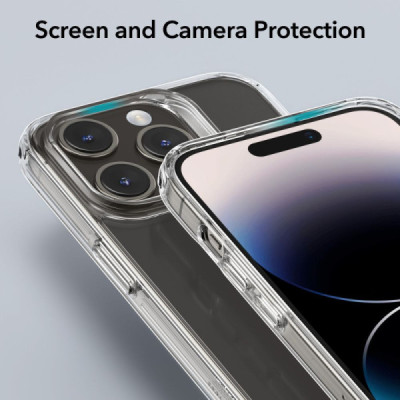 Husa pentru iPhone 15 Pro - ESR Ice Shield - Clear - 4